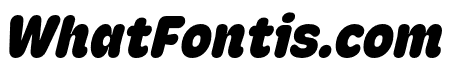 Hoss Round XNarrow Heavy Italic