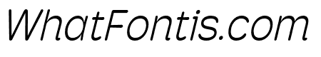 Hoss Round Narrow Heavy Italic