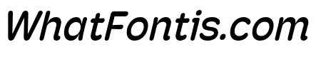 Hoss Round Narrow Medium Italic