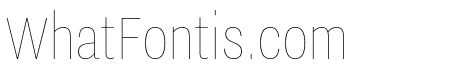 Nitti Grotesk Condensed Hairline