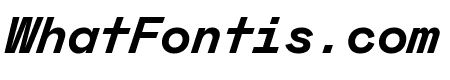 Mabry Mono Bold Italic Pro