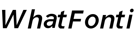 Forme Grotesque Semibold Italic Pro