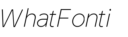 Forme Grotesque Extralight Italic Pro