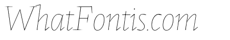 Columba Banner Hairline Italic Pro