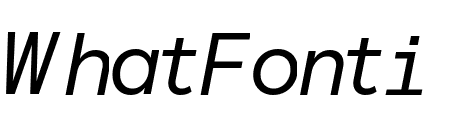 Basis Grotesque Mono Italic Pro