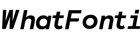 Basis Grotesque Mono Bold Italic Pro