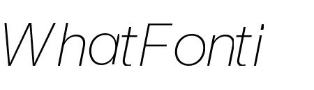 Basis Grotesque Extralight Italic Pro
