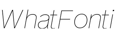 Reader Thin Italic Pro