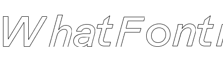 Book Italic Outline