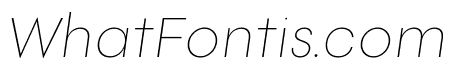 PF Spekk VAR Thin Italic
