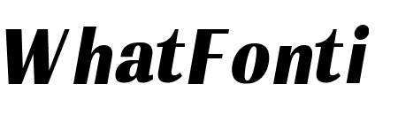PF Marlet Text Black Italic