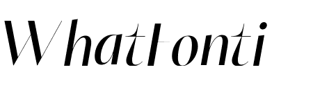 PF Marlet Finesse Italic