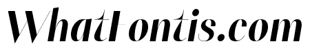 PF Marlet Finesse Bold Italic