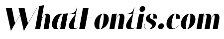 PF Marlet Finesse Black Italic