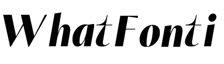 PF Marlet Display Black Italic