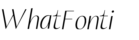 PF Marlet Display Thin Italic