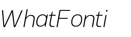 PFEncoreSansPro-ThinItalic