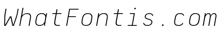 PFDekkaMonoPro-ThinItalic