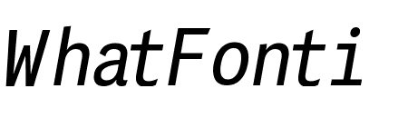 PFDasGroteskMonoPro-Italic