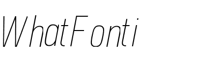 PFDINTextCompPro-XThinItalic