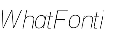 PFDINTextPro-XThinItalic