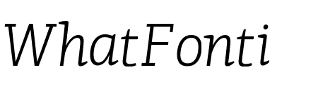 PFCentroSlabPro-LightItalic