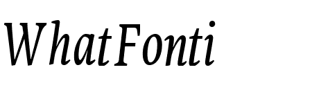 PFCentroSerifComp-Italic