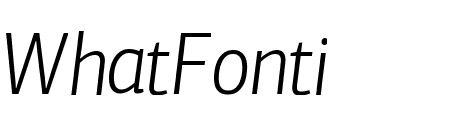 PFCentroSansCond-LightItalic