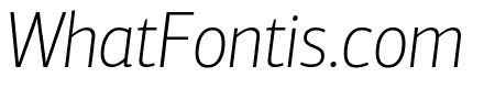 PFCentroSansCond-ThinItalic