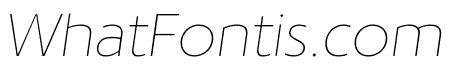 PFBrummell-XThinItalic