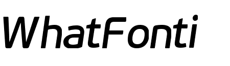 PF Beau Sans VAR Medium Italic