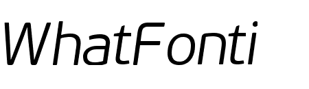 PF Beau Sans VAR Light Italic