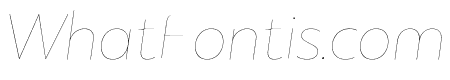 PFBagueUniPro-HairlineItalic