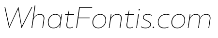 PFBagueSansPro-XThinItalic