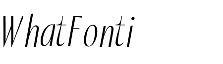 PF Marlet Titling Thin Italic