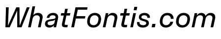 FabricSans RegularItalic