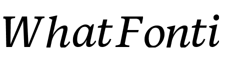 FabricSerif RegularItalic