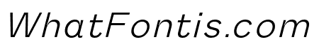 Melange Thin Italic