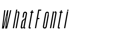 SegmentA KeyRegularItalic