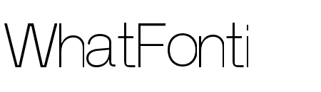 NON Natural Grotesk Thin