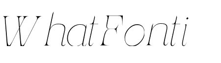 BelledeMaiItalic Thin