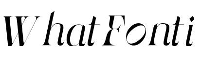 BelledeMaiItalic Black