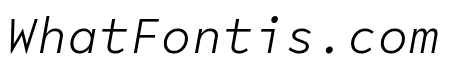 LeloMono LightItalic