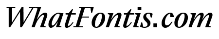 Eliza MediumItalic