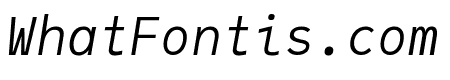 JuliaMono LightItalic