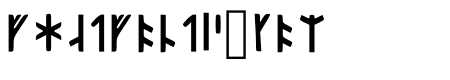 Younger Futhark Short T Regular