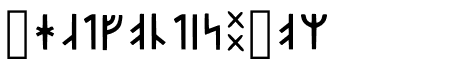 Younger Futhark Danaamy Regular