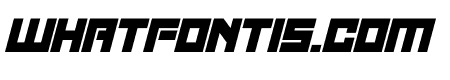 Robot Invaders Italic
