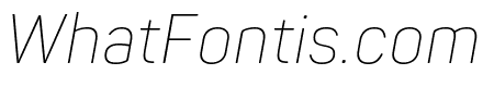 Panton Narrow-Trial ExtraLight Italic