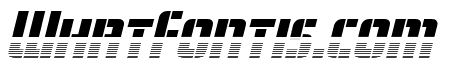 Fortune Soldier Halftone Italic
